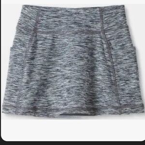 Hanna Andersson kids girls sz 8/130 cm Active skort NEW never used gray